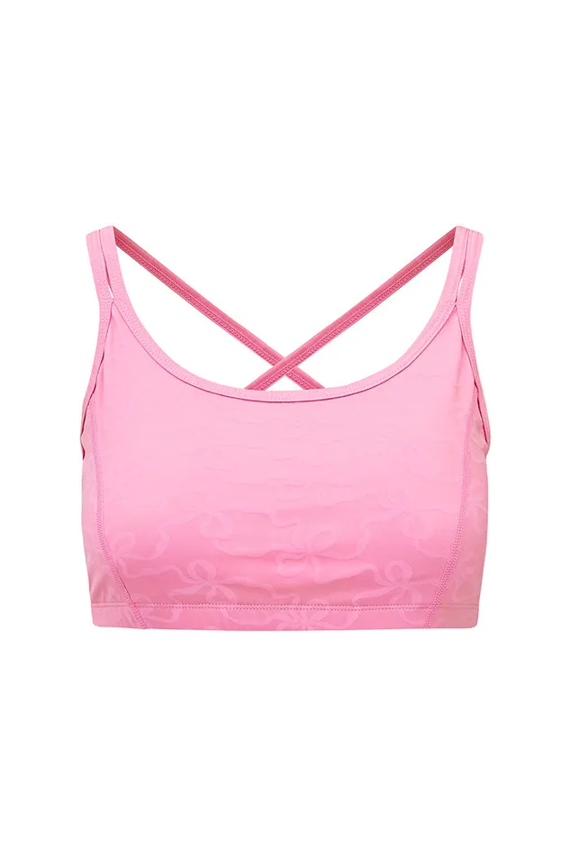 Active Women LoveShackFancy Aiden Bow Print Sports Bra Rosabelle Active Women LoveShackFancy Aiden Bow Print Sports Bra Rosabelle