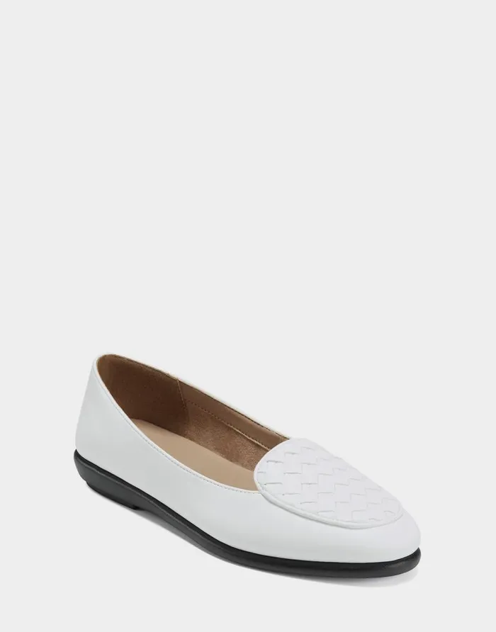 Aerosoles Comfortable Women039s Loafer In White Faux Leather White Faux Leather Women Clogs and Mules Aerosoles Comfortable Women039s Loafer In White Faux Leather White Faux Leather Women Clogs and Mules