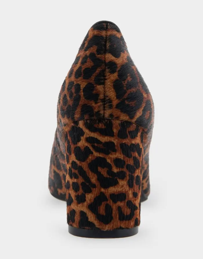 Aerosoles Comfortable Women039s Mid Heel Pump In Leopard Print Calf Hair Leopard Print Calf Hair Women Pumps