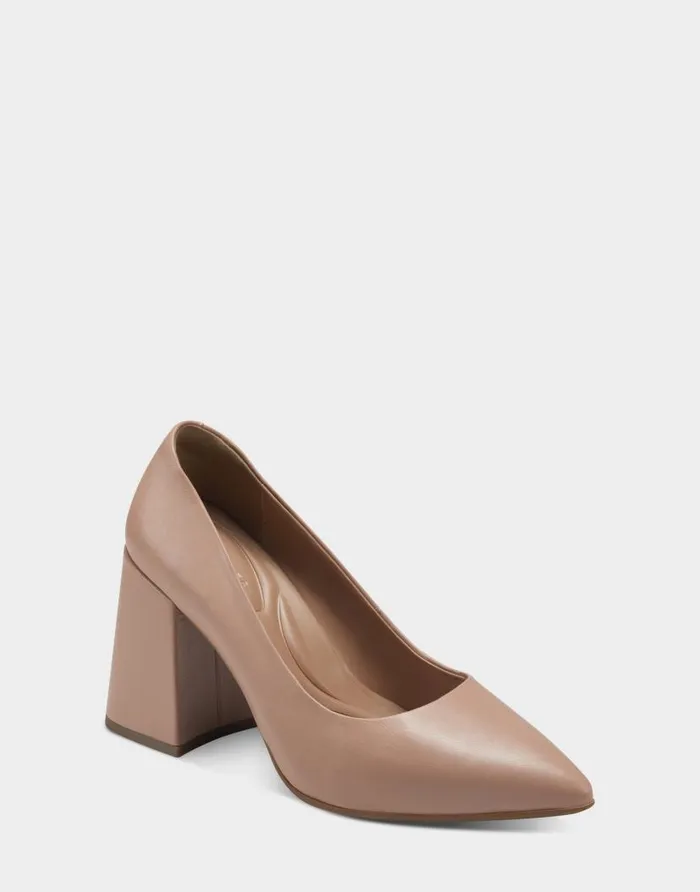 Aerosoles Comfortable Women039s Pump In Natural Genuine Leather Natural Leather Women Pumps