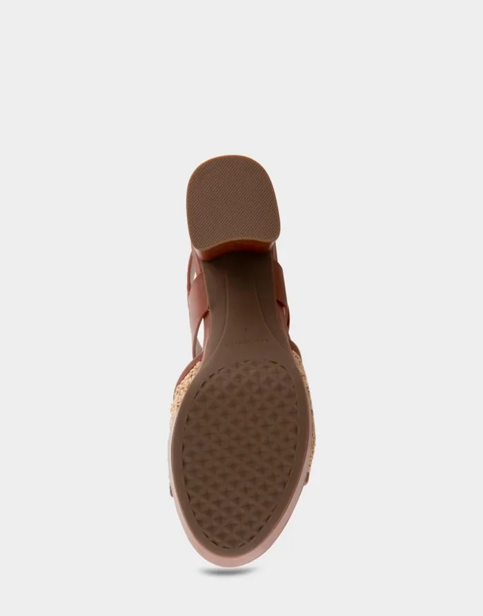 Aerosoles Comfortable Women039s Quarter Strap Platform Sandal In Natural Raffia Combo Raffia Fabric Natural Raffia Combo Women Clogs and Mules
