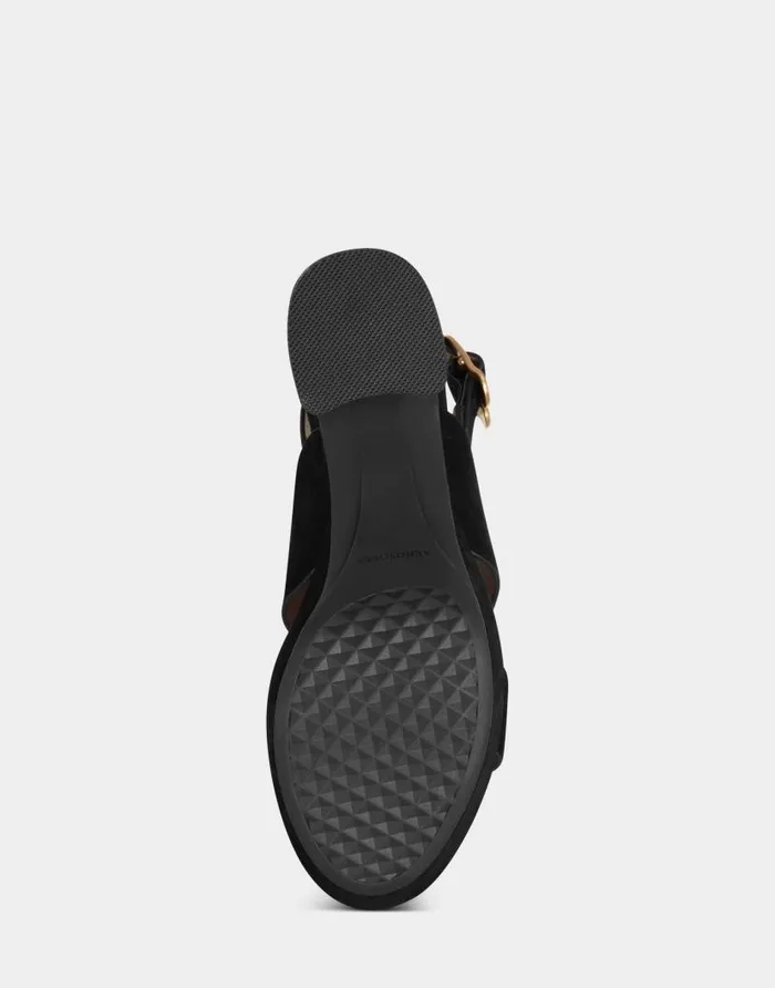 Aerosoles Comfortable Women039s Sandal In Black Genuine Suede Black Suede Women Platforms Aerosoles Comfortable Women039s Sandal In Black Genuine Suede Black Suede Women Platforms
