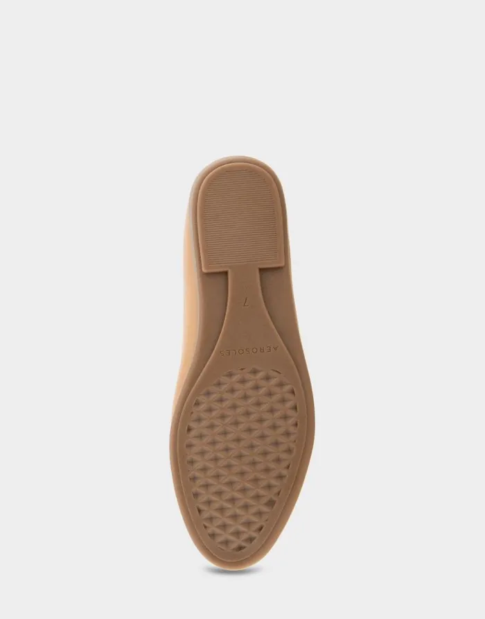 Aerosoles Comfortable Women039s Woven Plug Loafer In Doe Faux Leather Doe Faux Leather Women Wide Width Flats