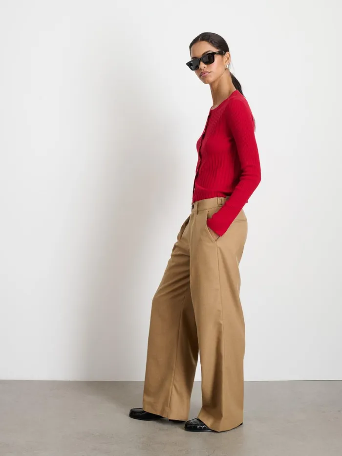 Alex Mill Pants Women Soho Trouser In Wool Camel