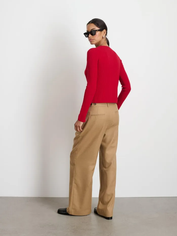 Alex Mill Pants Women Soho Trouser In Wool Camel