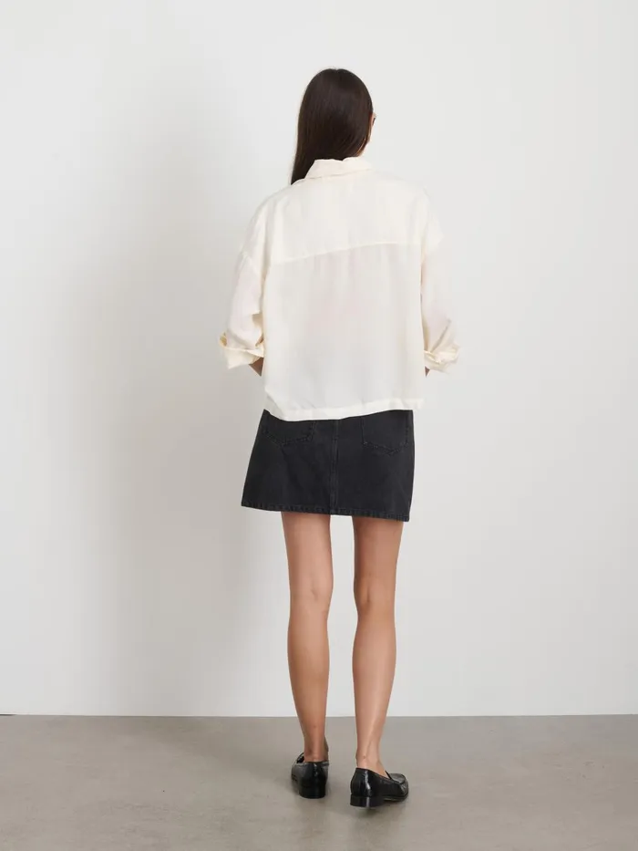 Alex Mill Shirts Tops Women Cropped Gemma Shirt Ivory