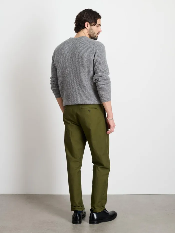 Alex Mill Suiting Blazers Men Grant Trouser In Cotton Twill Surplus Olive Alex Mill Suiting Blazers Men Grant Trouser In Cotton Twill Surplus Olive