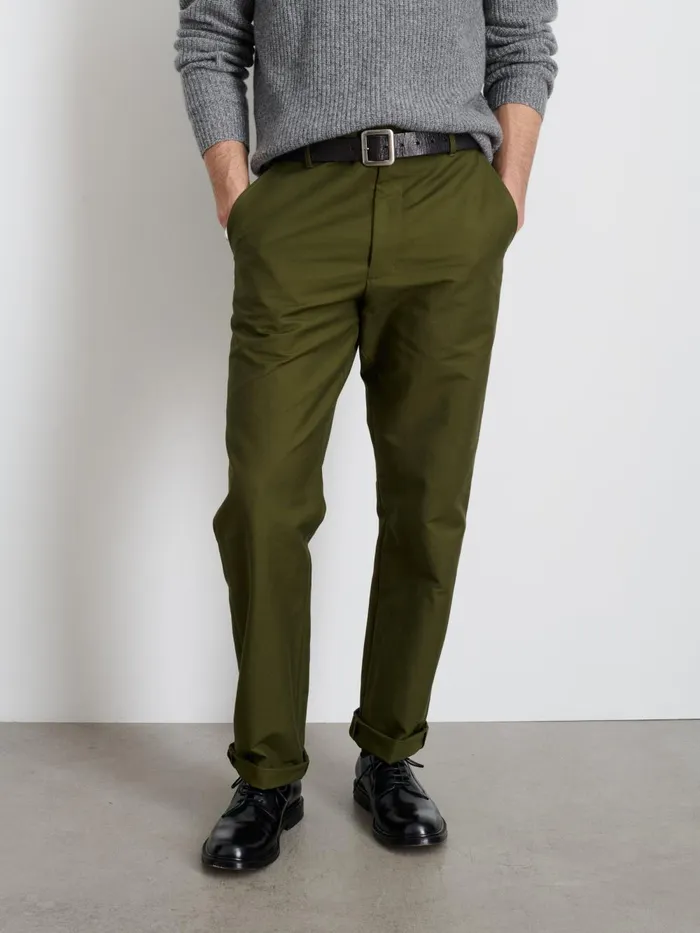 Alex Mill Suiting Blazers Men Grant Trouser In Cotton Twill Surplus Olive Alex Mill Suiting Blazers Men Grant Trouser In Cotton Twill Surplus Olive