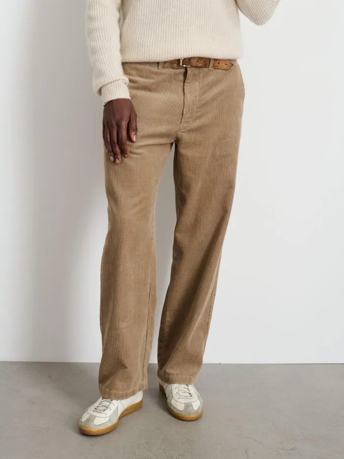 Alex Mill Suiting Blazers Men Straight Leg Pant In Corduroy Long Inseam Khaki