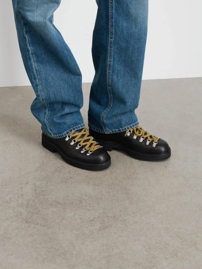 Alex Mill Women Fracap Magnifico Boot Black Leather