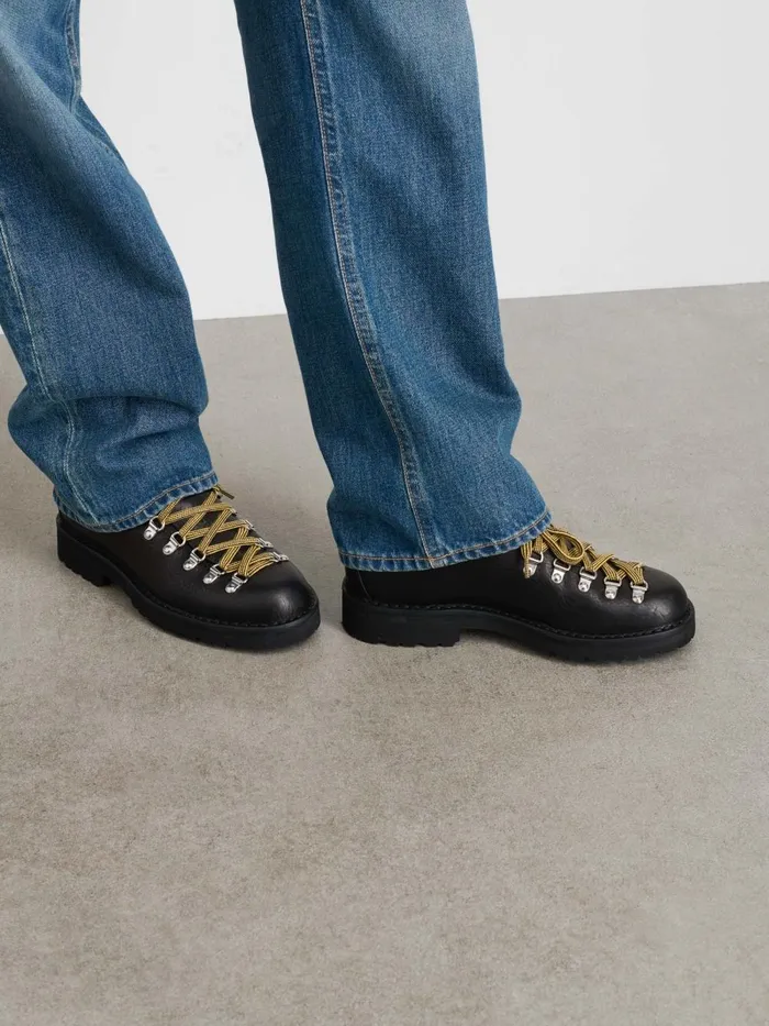 Alex Mill Women Fracap Magnifico Boot Black Leather