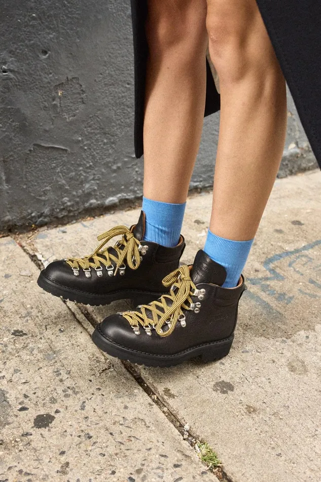 Alex Mill Women Fracap Magnifico Boot Black Leather