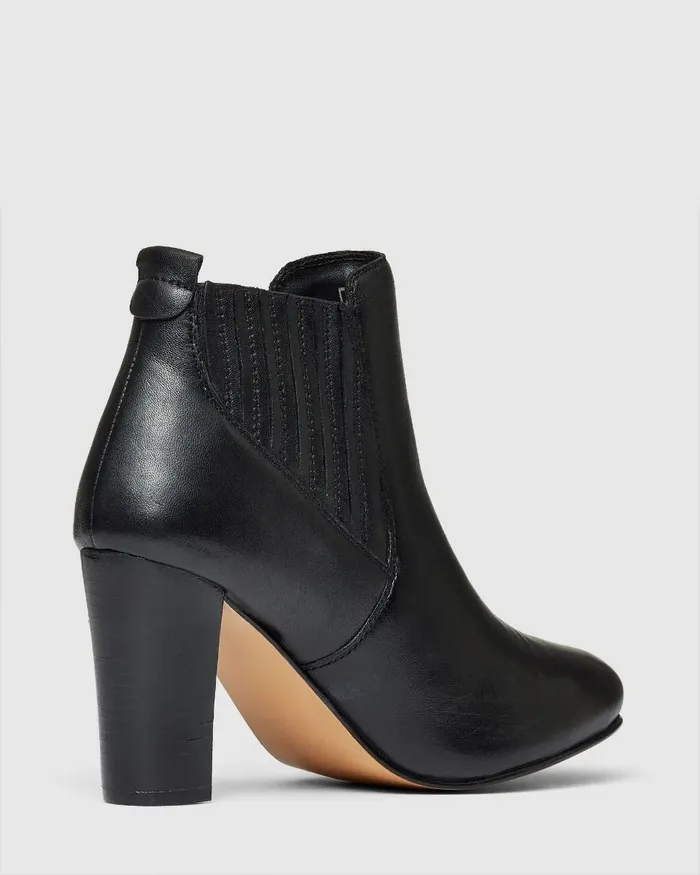 Ankle Boots NOVO Shoes Women TOUCHE Black Smooth