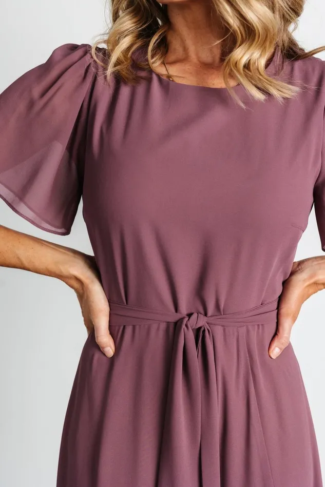 Baltic Born Mother Of The Bride Women Naomi Short Sleeve Maxi Dress Vintage Plum Baltic Born Mother Of The Bride Women Naomi Short Sleeve Maxi Dress Vintage Plum