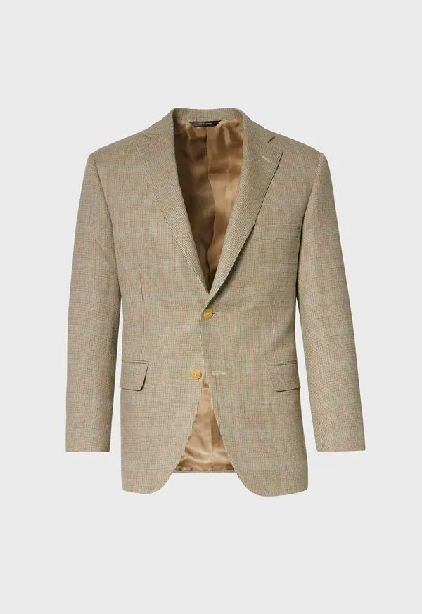 Blazers and Jackets Mens Wool and Silk Stuart Jacket Multi Paulstuart