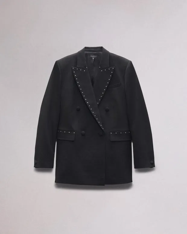 Blazers and Vests Women Rag and Bone Emile WoolBlend Blazer Black