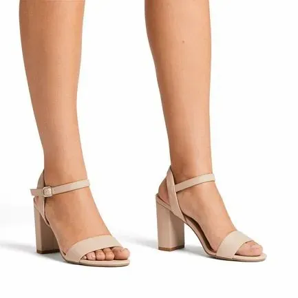 Block Heels NOVO Shoes Women MILLS Nude Block Heels NOVO Shoes Women MILLS Nude