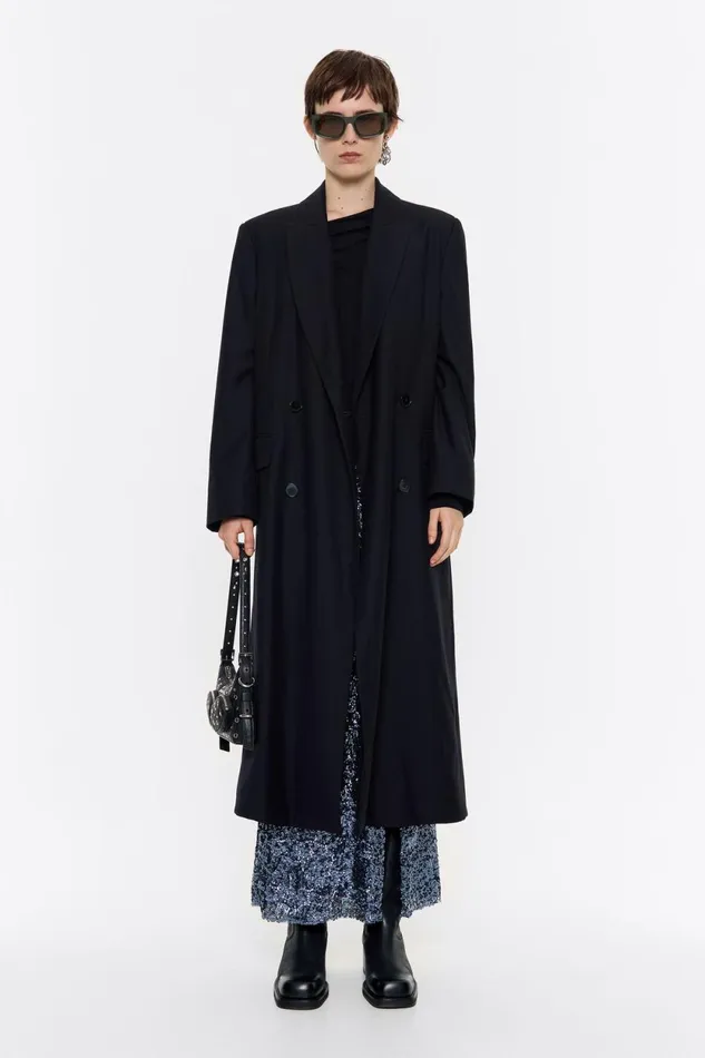 Blue Sequin Midi Skirt Blue Women Bimba Y Lola Skirts