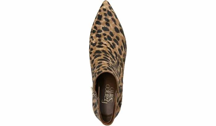 Boots Women Franco Sarto Franco Nest Bootie Leopard Print Calf Hair