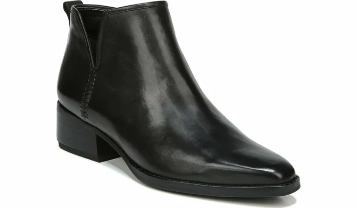 Boots Women Franco Sarto Sarto Asti Ankle Boot Black Leather