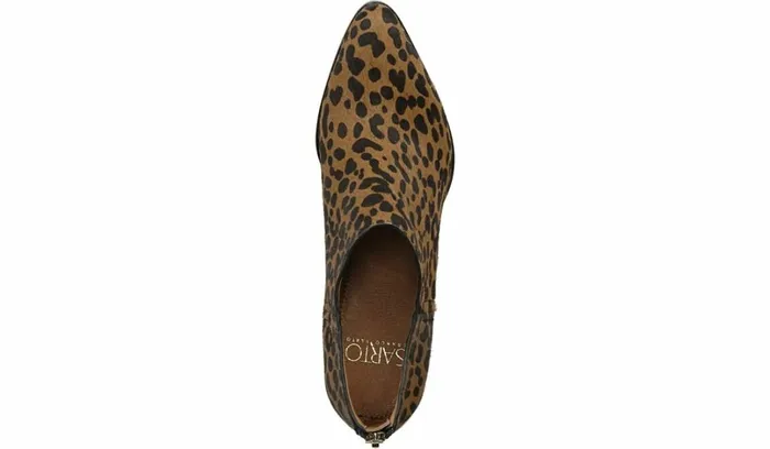 Boots Women Franco Sarto Sarto Kieran Bootie Leopard Print Calf Hair