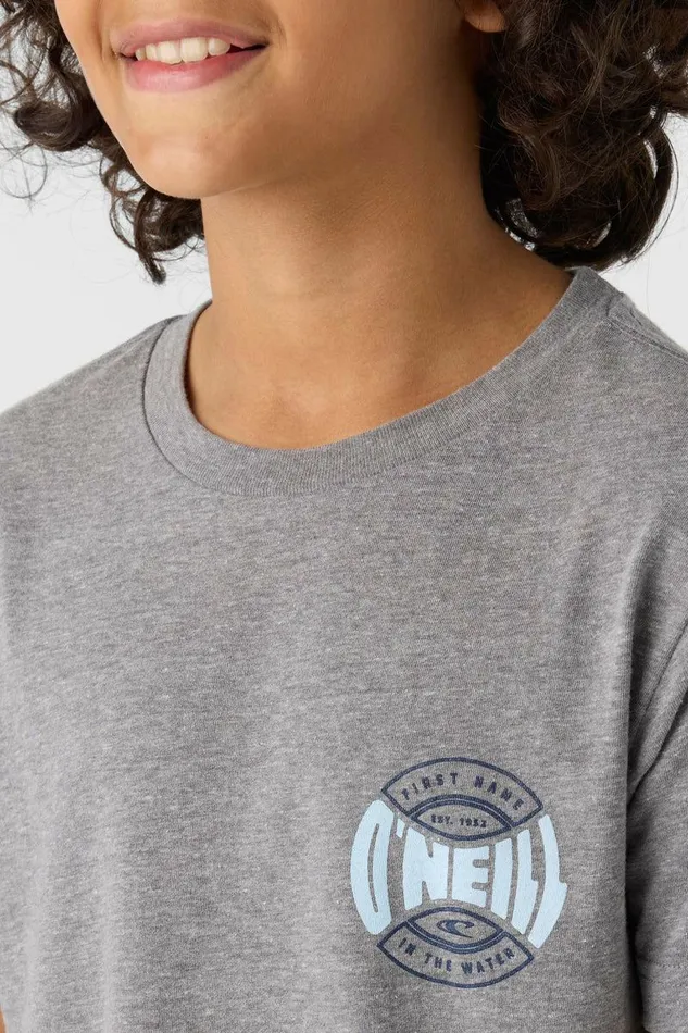 BOY039S COIN FLIP TEE Heather Grey Kids O039NEILL Boy039S Clothing