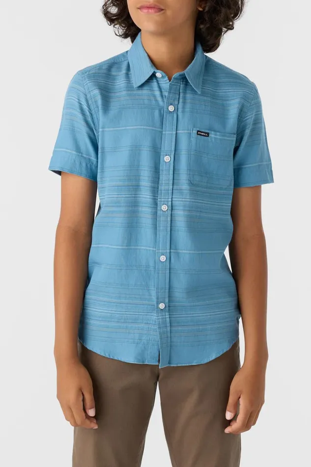 BOY039S SEAFARING STRIPE SHIRT Blue Shadow Kids O039NEILL Boy039S Clothing