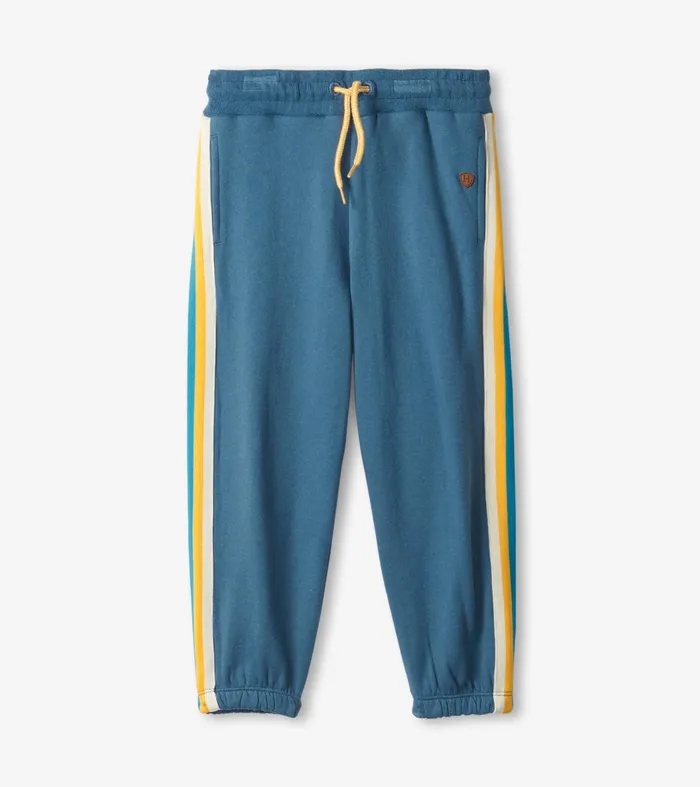 Boys Striped Baggy Track Pants Hatley