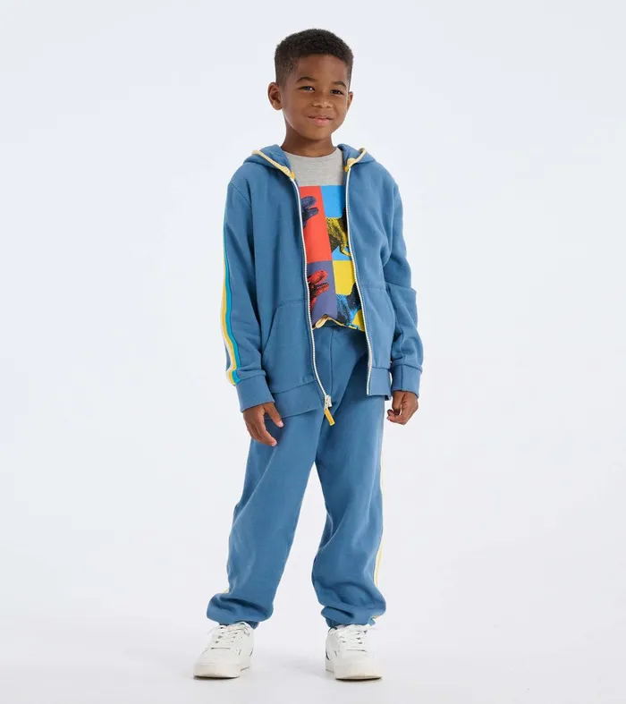 Boys Striped Baggy Track Pants Hatley