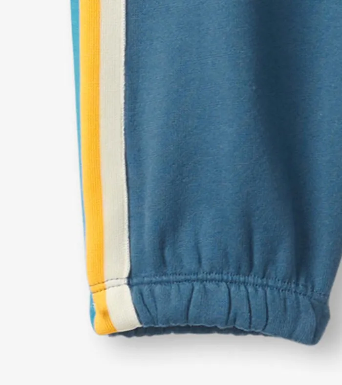 Boys Striped Baggy Track Pants Hatley