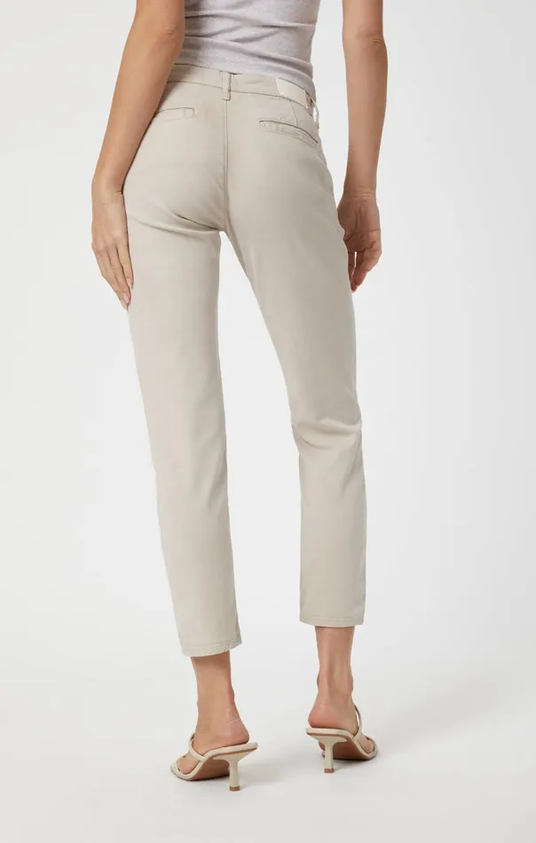 Brooke Slim Chino In Silver Grey Luxe Twill Women Mavi Jeans Pants Brooke Slim Chino In Silver Grey Luxe Twill Women Mavi Jeans Pants