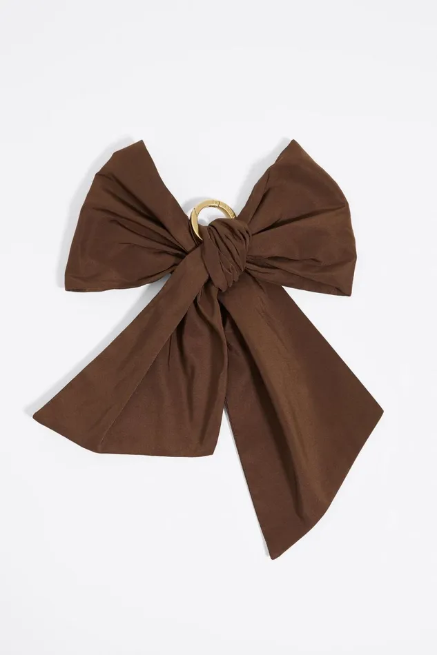 Brown Bow Bag Charm Brown Women Bimba Y Lola Bag Charms