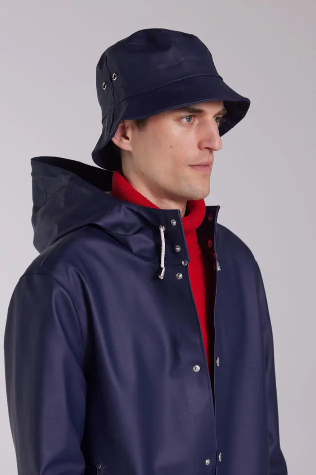 Bucket Hats Women Stutterheim Beckholmen Bucket Hat Navy