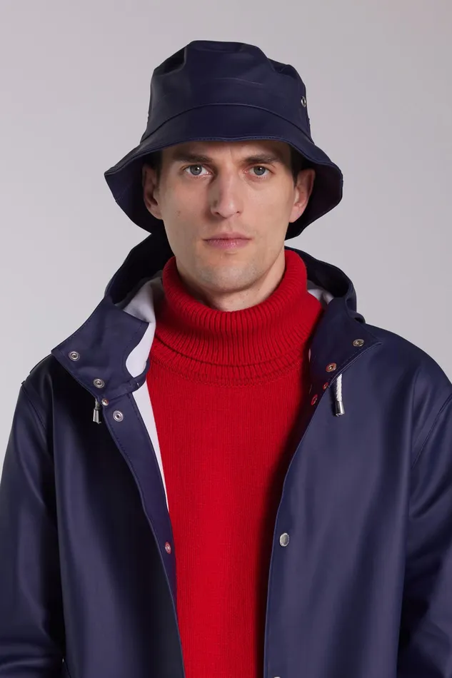 Bucket Hats Women Stutterheim Beckholmen Bucket Hat Navy