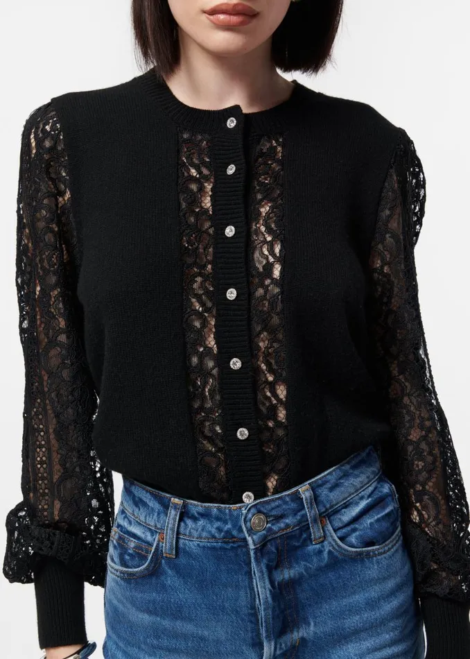 CAMI NYC Tops and Sweaters Women Lita Sweater Black