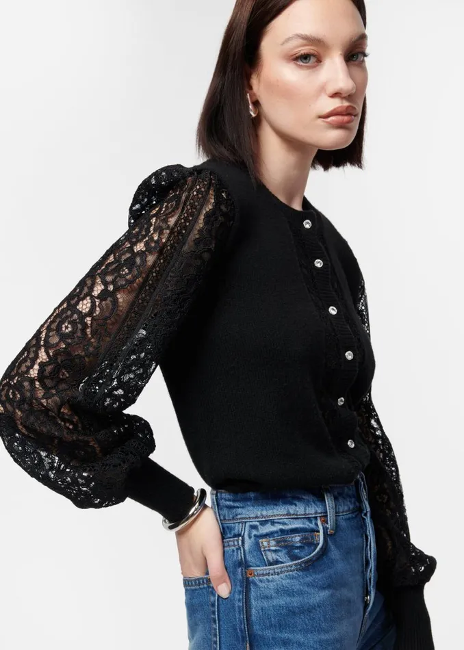 CAMI NYC Tops and Sweaters Women Lita Sweater Black