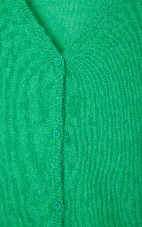 Cardigan Dumy Green Melange Women American Vintage Jumpers and Cardigans Cardigan Dumy Green Melange Women American Vintage Jumpers and Cardigans