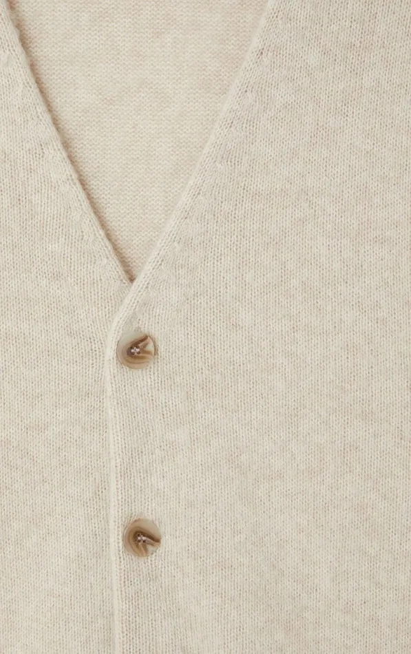 Cardigan Falyday Melange Biscuit Men American Vintage Jumpers and Cardigans Cardigan Falyday Melange Biscuit Men American Vintage Jumpers and Cardigans