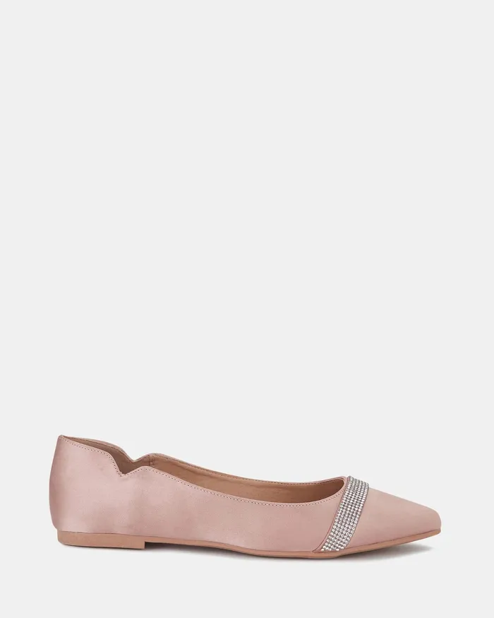 Casuals Women NOVO Shoes CARAMIA NUDE SATIN