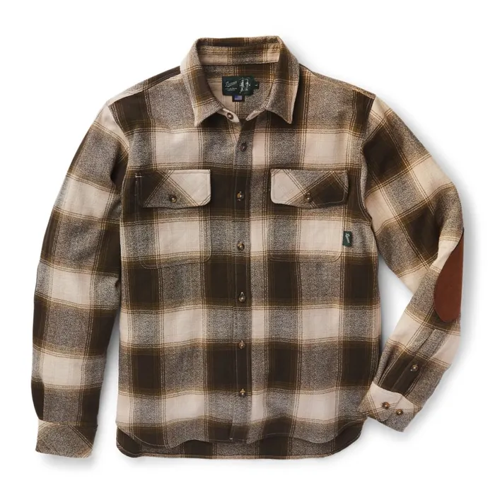 Cedar Mill Cotton Flannel Shirt Earth Plaid Men Danner Shirts