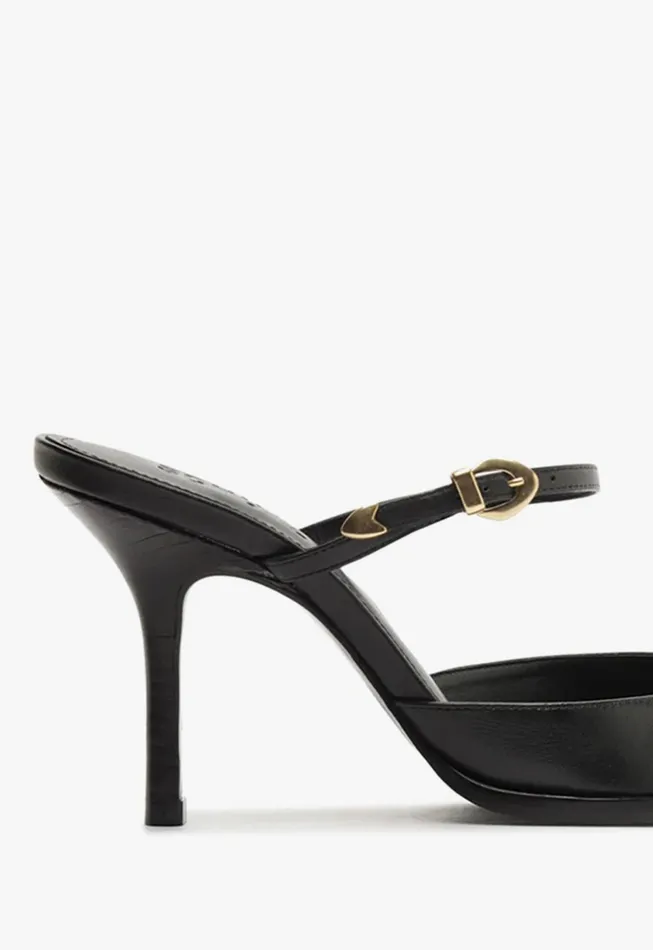 Charlotte Mule Pump Black Women Schutz Shoes