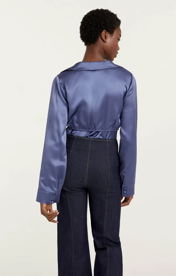 Cinq Sept Ally Top Soft Peri Women Long Sleeve Tops