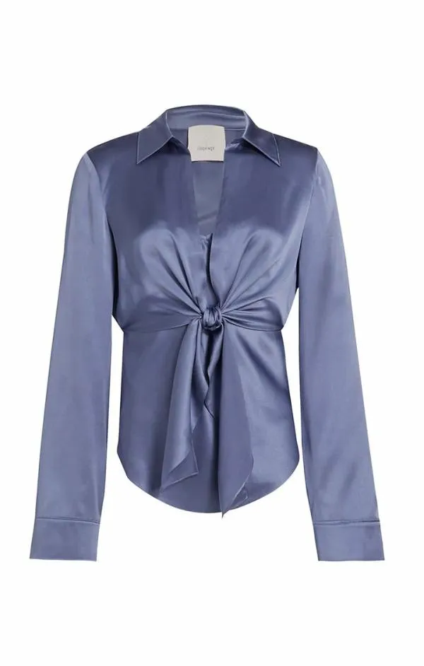 Cinq Sept Ally Top Soft Peri Women Long Sleeve Tops