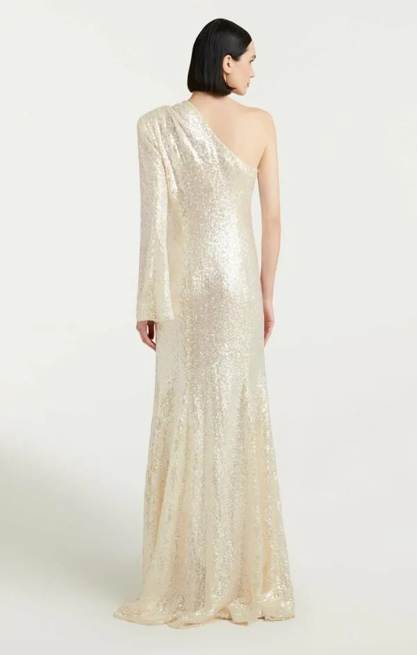 Cinq Sept Angeline Gown Alabaster Women Cocktail and Evening