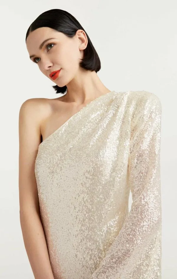 Cinq Sept Angeline Gown Alabaster Women Cocktail and Evening