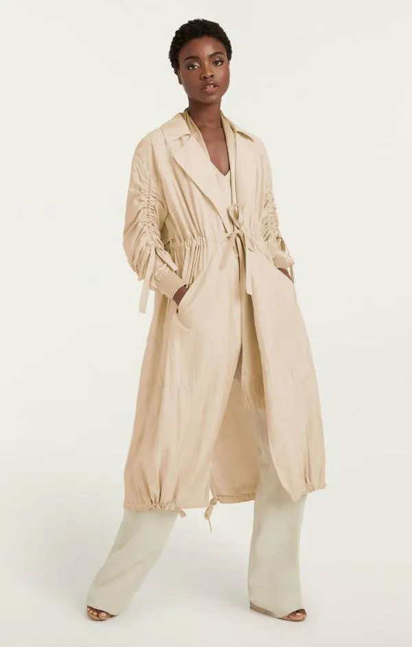 Cinq Sept Emmeline Coat Plaster Women Outerwear