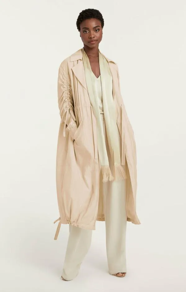 Cinq Sept Emmeline Coat Plaster Women Outerwear