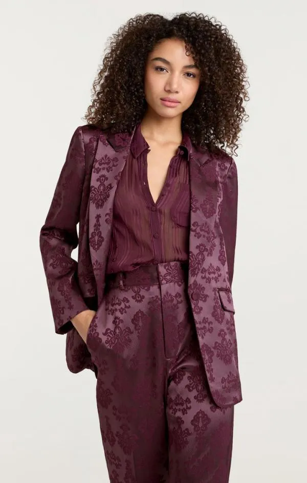 Cinq Sept Faye Blazer Dark Fig Women Blazers