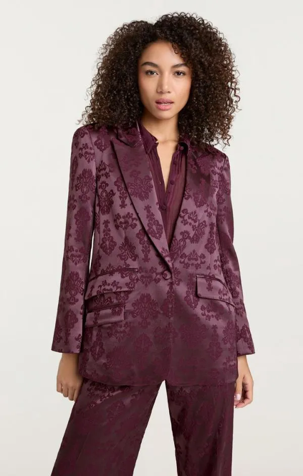 Cinq Sept Faye Blazer Dark Fig Women Blazers