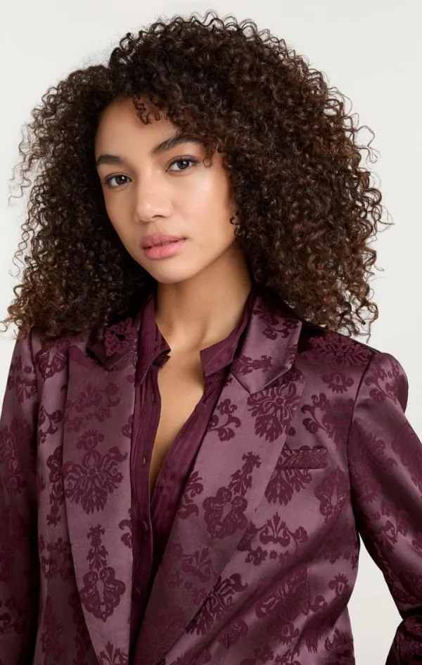 Cinq Sept Faye Blazer Dark Fig Women Blazers